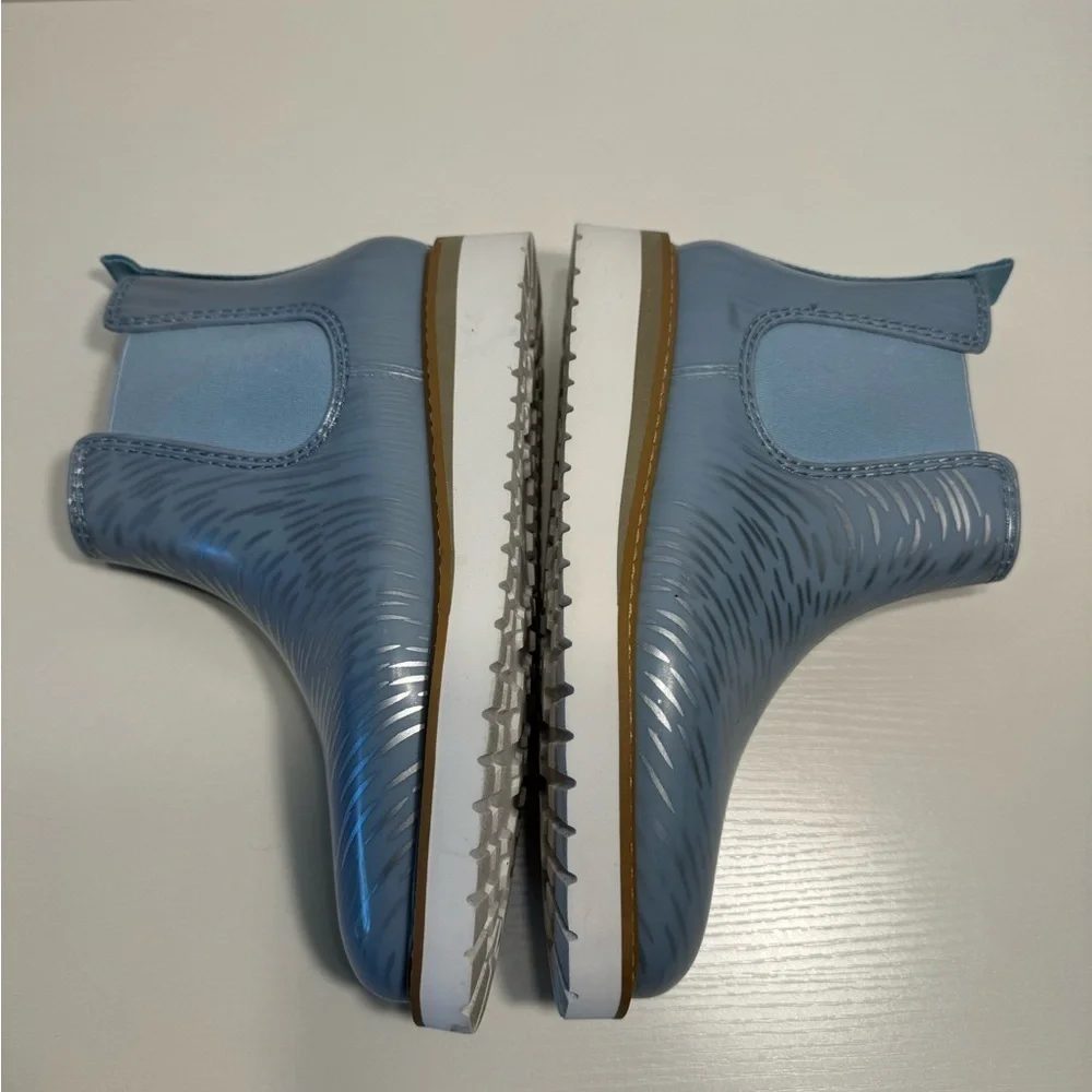 Cougar‎ x Jill Malek Baby Blue Rainboots NIB Sz 9